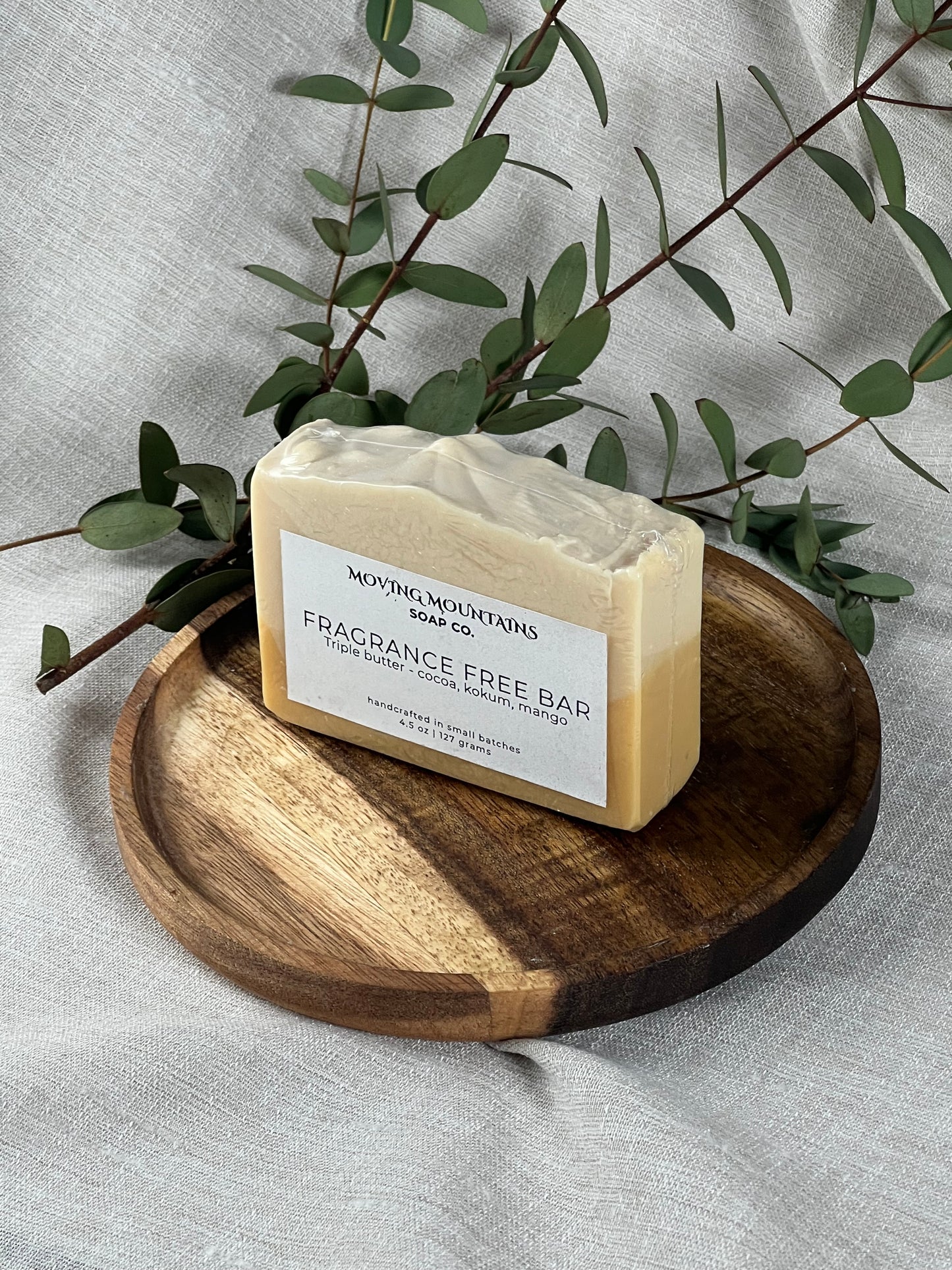 FRAGRANCE FREE BAR - TRIPLE BUTTER
