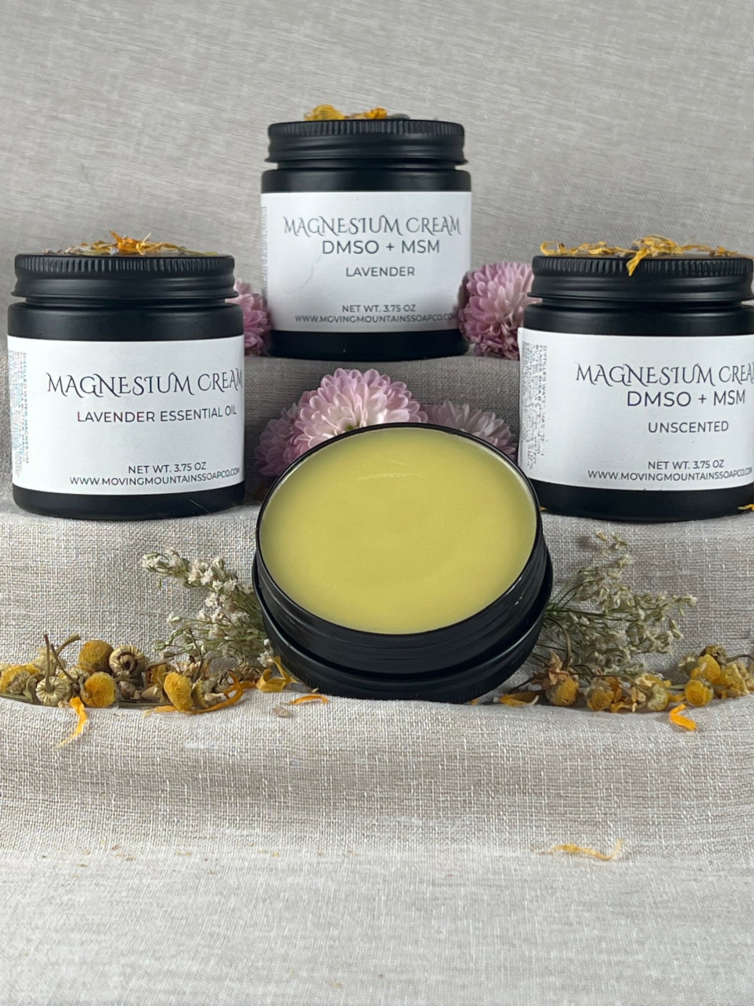 MAGNESIUM CREAMS & ORGANIC HERBAL SALVES