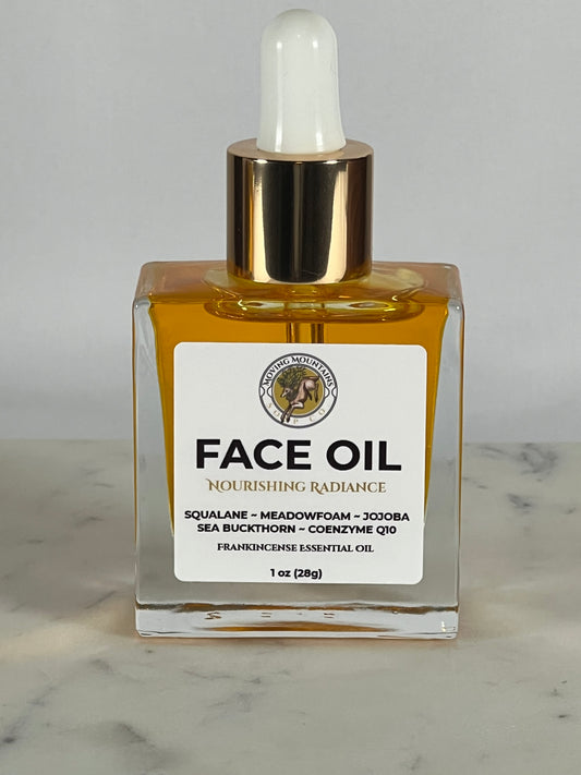 FACE OIL - Jojoba, Meadowfoam, Squalane, Sea Buckthorn, CoQ10