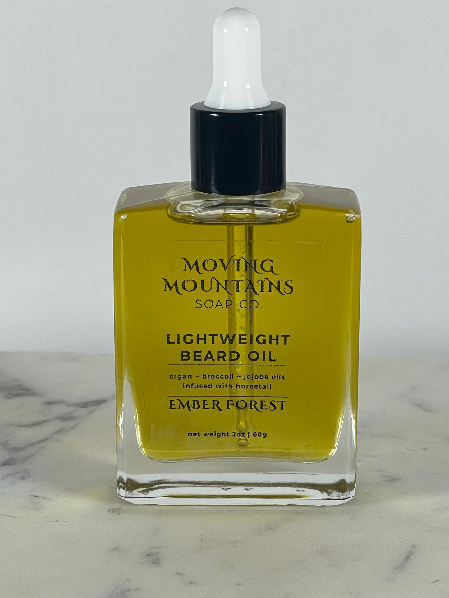 BEARD OIL~ Argan, Jojoba, Broccoli, Meadowfoam - Hempseed oil Infused with Horsetail